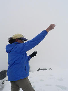 Honoring EDD at the summit of Bedal Peak 5.13.07.