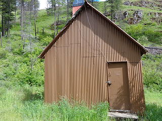 Forest Service cabin at First Creek.