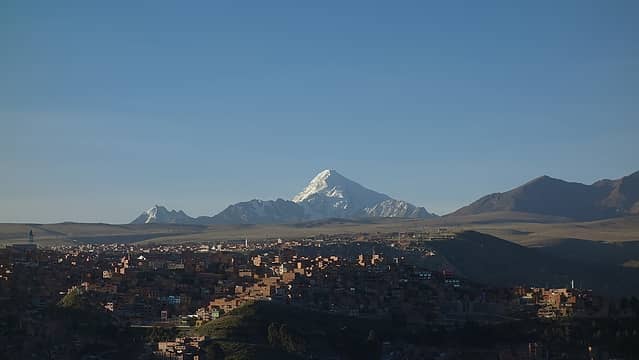 Huayna Potosi from El Alto