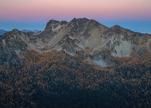 Cardinal Peak at sunset