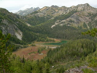 Upper Larch Lake (Chilly Peak in back)