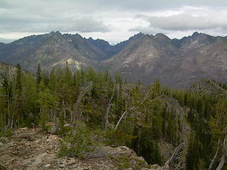 Pinnacle Mt., Milham Pass, Saska Mt., Emerald Mt, Cardinal Peak