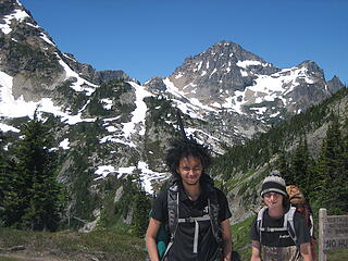 Ryan and Jayden at Maple pass