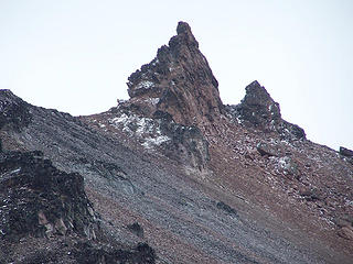 Peak along ridge between Old Snowy and Ives.