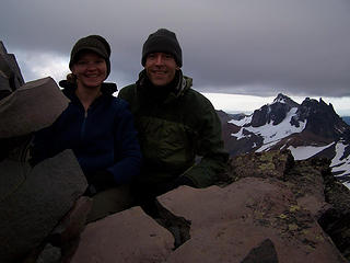 BC and MM on Old Snowy Mtn.