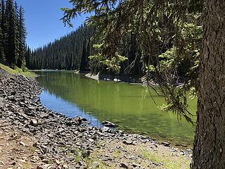 Dead Lake swimming spot, Slate Peak, Buckskin Ridge, Frosty Pass, PCT Loop 8/12-8/19/20