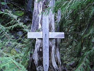 Memorial on Dickerman trail. 6