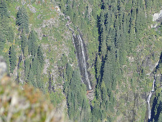 Falls below across valley from Dickerman summit. 38