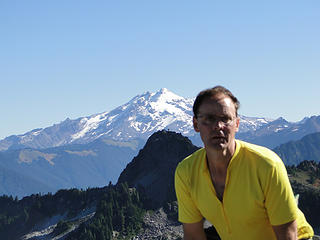 Me and Glacier Peak from Dickerman. 43