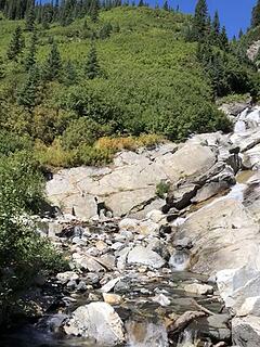 High Pass Creek near the Napeequa confluence 9/1-9/6/20