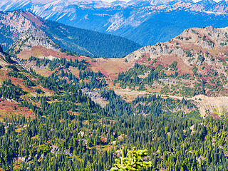 Chinook Pass from Tahtlum Peak