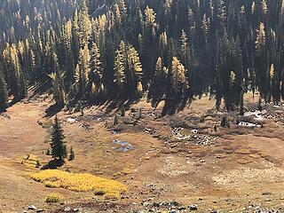 The meadow below Indianhead Pass