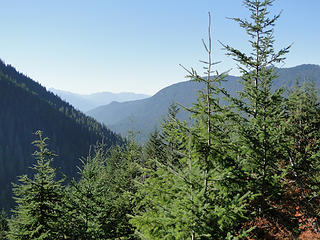 Some views from lower Shriner Peak trail.