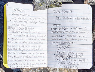 Russian Butte register book 2 placed in 2015