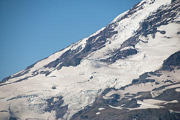 Fairly certain that this is a shot of the Camp Muir area with Cowlitz Cleaver above.