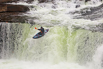 13- Kayaker at Ohiopyle Falls