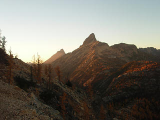Tower Mtn and Golden Horn near sunset