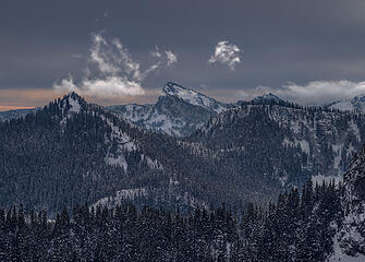 Pt 6624 (C) near Cougar Lake looks inviting in snow . . .