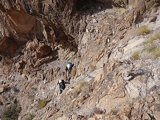 Kimberly on the route
