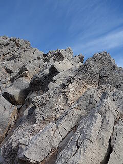 fine rock SW Ridge Wagon Gap Peak