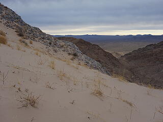 big dune descent (barefoot!)