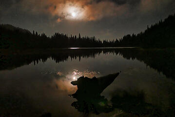 Reflection Lake Moonrise