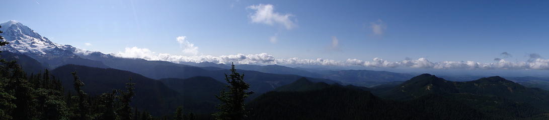 Pano from knoll just below Tolmie lookout.