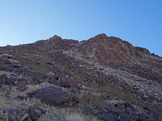 Lava Butte NW Ridge (take rib left of gully)
