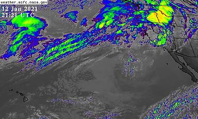 GOES west infrared satellite image 011221 2121 UTC (1328 PST)