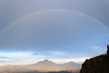rainbow over Jack Mtn