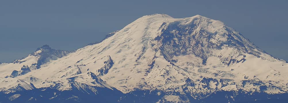 Mt Rainier from Preacher Mountain (Mt Rainier is about 50 miles from Preacher in a straight line)
