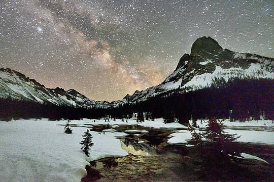 Stars over the North Cascades