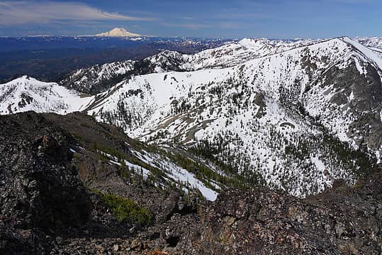 Navaho Peak from Three Brothers