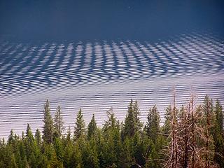 Wierd waves on Lake Wenatchee