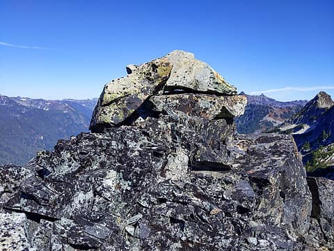 The cairn we found on top