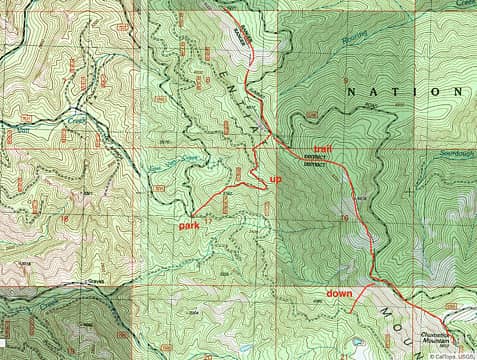 Chumstick Hills Map