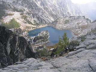 view from pit toilet upper enchantments