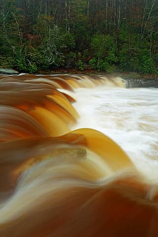 Muddy waters (High Falls, West Virginia)