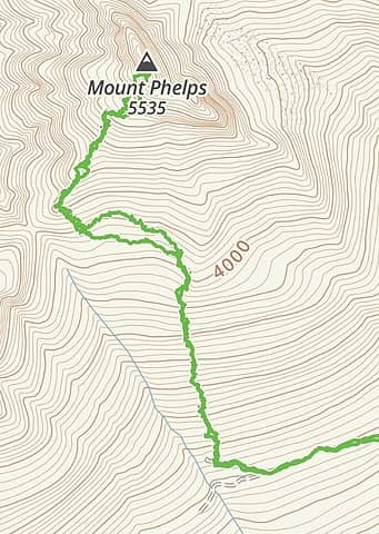 Mount Phelps track