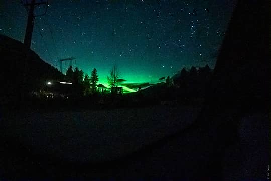 Saw a glow to the north so I confirmed AB with this picture from inside my car