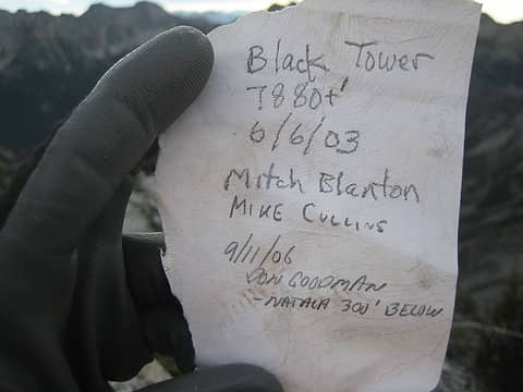 Black Tower register