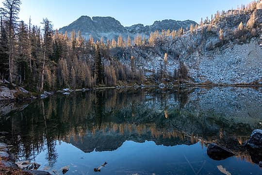 finney and larches from lower lake