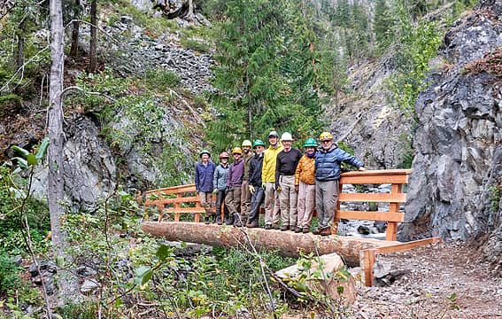 All rights reserved (Joe Hofbeck photo); L to R: Nate, Baily, Conner, Allen, Steve, Dave, Dianne and Joe Hofbeck, a modest sampling of all the people who have contributed to this project