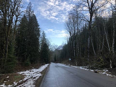 Started the day by walking the Middle Fork Road to the Granite Lakes Connecter trail
