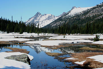Washington Pass snow-melt
