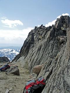 Colchuck Peak 8705' summit  route.