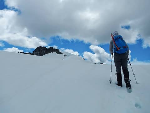 nearing the summit