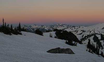 Afterglow above Dome Peak