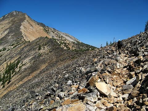 Shellrock Pass and Mt Lago