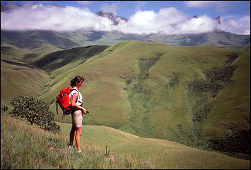 The Drakensberg, South Africa. Nikon F2, Nikkor-S 35mm f2.8, Kodachrome
